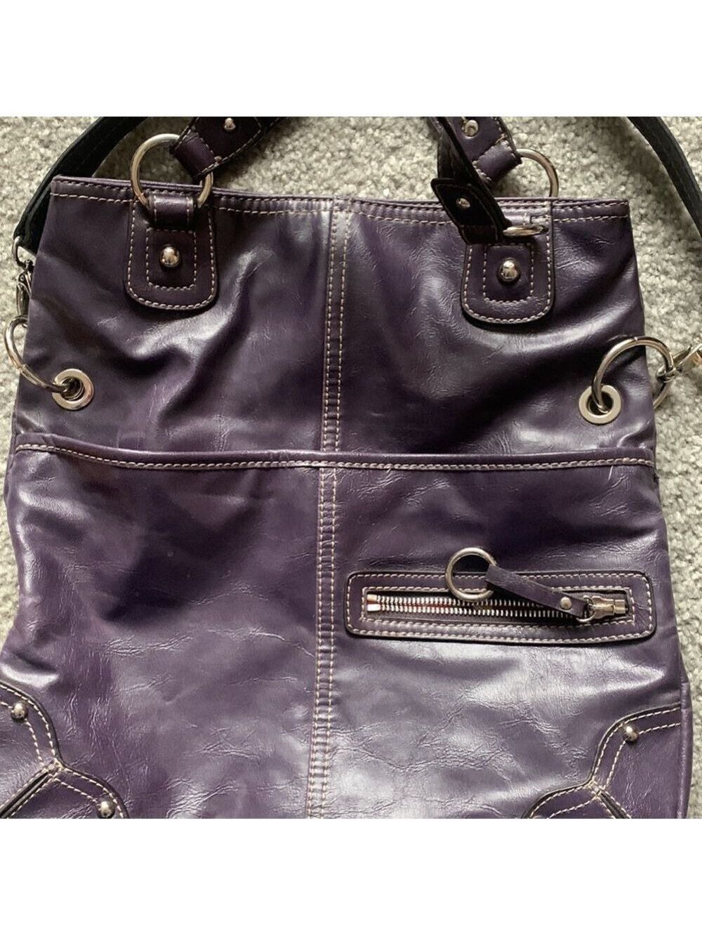 π Nine West - Purple Multi Purpose Bag - Picture 6 of 8